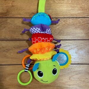Infantino Musical Plush Caterpillar Toy with Rings